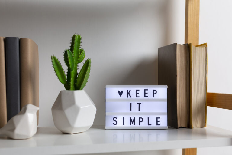 Minimalism reflected in a still-life arrangement with natural light and simple decor